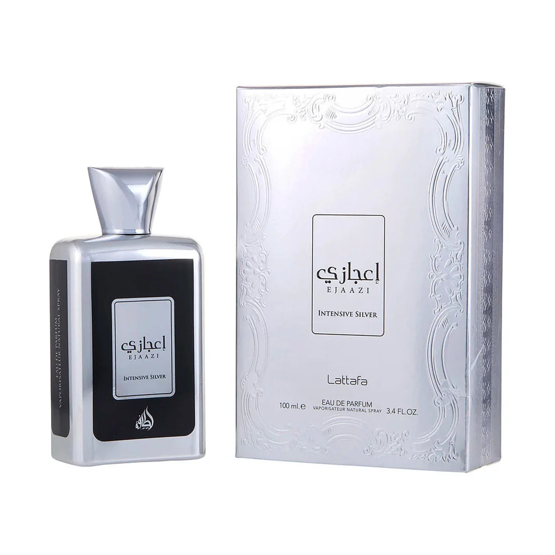 LATTAFA Ejaazi Intense Silver EDP 100ml Hombre