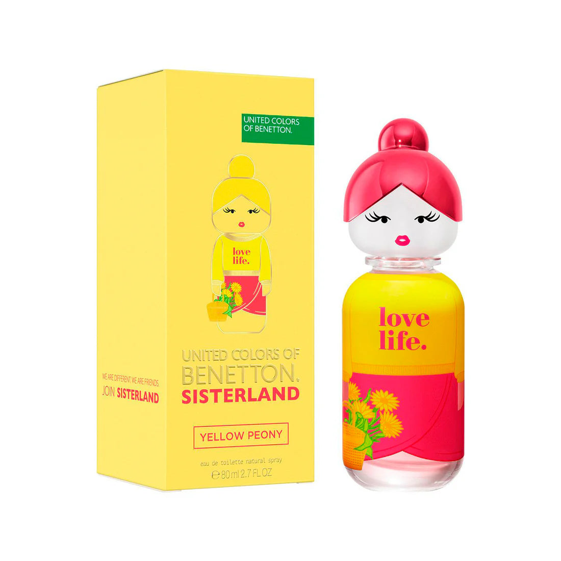 BENETTON Sisterland Yellow Peony EDT 80ml
